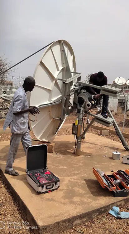 Private Network Dish Installation